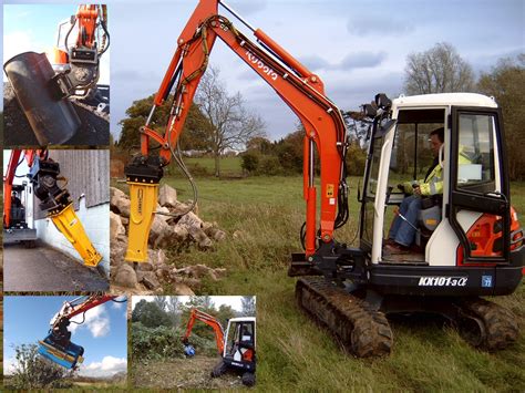 mini excavator attachments uk